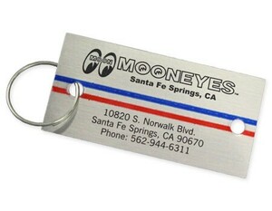 ムーンアイズ キーホルダー 車 おしゃれ ディーラー 業務 鍵 バイク アメリカ アメリカン雑貨 MOONEYES MOON AUTO KEY TAG