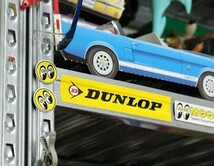 ダンロップ ステッカー アメリカン 車 おしゃれ バイク ヘルメット かっこいい タイヤ カーステッカー DUNLOP イエロー サイズM_画像3