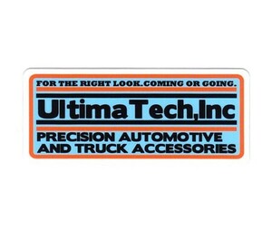 ステッカー アメリカン おしゃれ かっこいい 車 アウトドア スーツケース バイク ビンテージ カーステッカー 広告 ラベル Ultima Tech