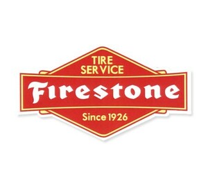 ステッカー ファイアストン ファイヤストーン Firestone アメリカン 車 バイク かっこいい おしゃれ タイヤ アメリカン雑貨 1926