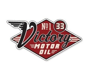 ステッカー アメリカン おしゃれ 車 バイク かっこいい オイル カーステッカー 世田谷ベース Vintage Motoroil Signs Victory