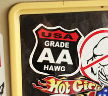 ステッカー アメリカン 車 バイク かっこいい おしゃれ スーツケース キャンプ アウトドア ギター スケボー アメリカン雑貨 AA HAWG_画像5