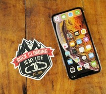 ステッカー ロッククライミング アウトドア アメリカン おしゃれ スーツケース バイク かっこいい キャンプ ROCK CLIMBING EMBLEM MY LIFE_画像3