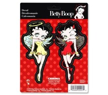 ベティ・ブープ ステッカー 車 アメリカン セクシー おしゃれ バイク ヘルメット かっこいい BETTY BOOP DEVIL&ANGEL_画像1