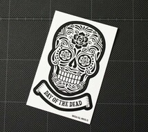 ステッカー スカル メキシカンスカル アメリカン 車 アウトドア バイク カーステッカー MEXICAN SKULL DAY OF THE DEAD ローズ_画像2