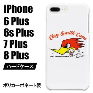 クレイスミス iPhone ケース iPhone8 Plus/7 Plus/6 Plus/6s Plus カバー キャラクター アメリカ ホットロッド ClaySmith ホワイト