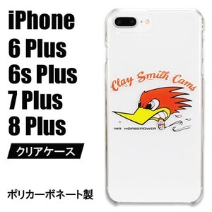 クレイスミス iPhone ケース iPhone8 Plus/7 Plus/6 Plus/6s Plus カバー キャラクター アメリカ ホットロッド ClaySmith クリア