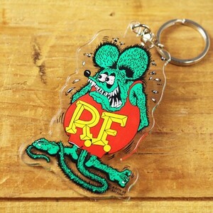 ラットフィンク キーホルダー おしゃれ キャラクター アメリカ プラスチック RatFink