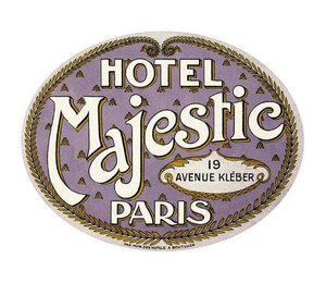 ステッカー ホテル レトロ ビンテージ おしゃれ かっこいい スーツケース キャリーケース 旅行 ヴィンテージホテルズ 32 フランス パリ