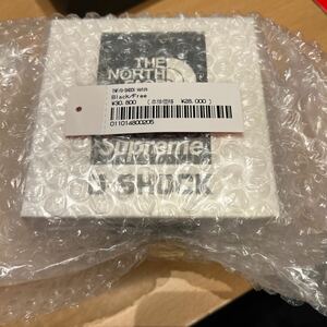 Supreme The North Face G-SHOCK Black new goods BOX LOGO sticker extra 