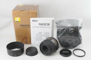 ★新品同様★ Nikon ニコン AF-S DX Micro NIKKOR 40mm F2.8G 箱付き