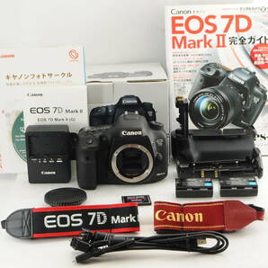 ★極美品★ Canon キヤノン EOS 7D MarkⅡマーク2 箱付き バッテリーグリップ付きの画像1