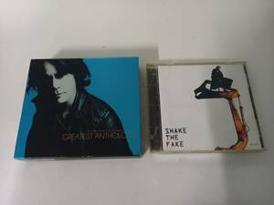 正規品 中古 CD 氷室京介 25th Anniversary BEST ALBUM GREATEST ANTHOLOGY (初回限定盤DVD付き) HIMURO ベストアルバム ＋ SHAKE THE FAKE