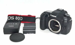 ★バッテリー2個付！Canon キャノン EOS 80D ボディ デジタル一眼レフ カメラ 美品！★