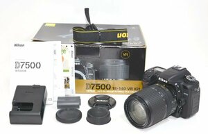 ★ショット数537枚！極美品！Nikon ニコン D7500 18-140 VR レンズキット デジタル一眼レフカメラ 元箱付！★