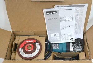 ★新品！未使用！Makita マキタ 125ｍｍ ディスクグラインダ GA5041C★①