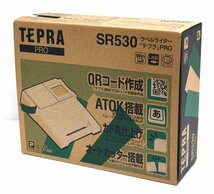 ★新品！未使用！KING JIM キングジム テプラ プロ TEPRA PRO SR530 ラベルライター テープカートリッジ付！★_画像4