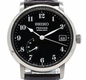 ★箱保付！極美品！SEIKO セイコー PRESAGE プレザージュ 琺瑯ダイヤル SARR003 5R65-0AP0 スプリングドライブ メンズ★