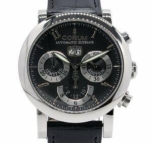 * ultimate beautiful goods!CORUM Corum 996.201.20 fly back Limited Edition chronograph self-winding watch men's *