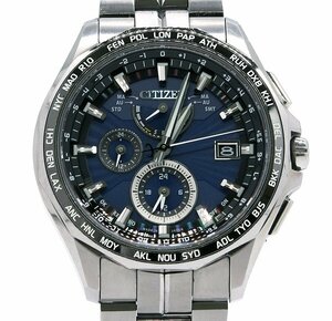 ★良品！CITIZEN シチズン ATTESA アテッサ AT9090-53L H820-T023096 エコ・ドライブ電波時計 メンズ★