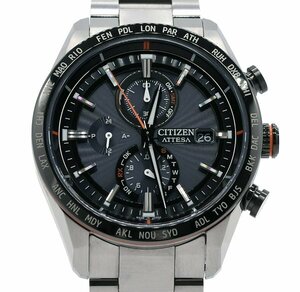 ★極美品！CITIZEN シチズン ATTESA アテッサ AT8189-61E 光発電エコ・ドライブ メンズ★