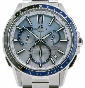 * box attaching! as good as new!CASIO Casio OCEANUS Oceanus OCW-G1100C-7AJF Stratos blue color limitated model solar men's *