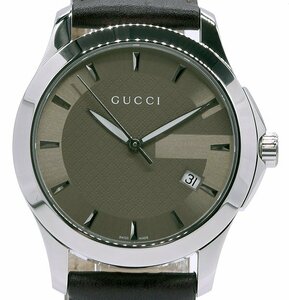 ★美品！GUCCI グッチ G-タイムレス 126.4 クオーツ メンズ★