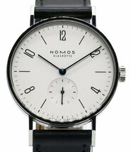 ★箱・ギャラ付！美品！NOMOS ノモス グラスヒュッテ TANGENTE GLASBODEN 裏スケ 手巻き メンズ★_画像1