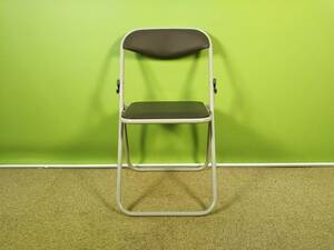 [ nationwide free shipping ]V folding chair folding chair ito-kiKKA-513DDV tea color V used VA-181