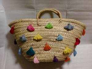 fattima moroccofatimamoroko multi tassel basket bag basket tassel 