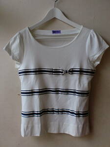 Athena NewYorkasi-na New York ribbon T-shirt tops United Arrows 