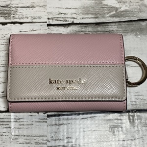  unused *kate spade Kate Spade * key case 6 ream safia-no leather pink 