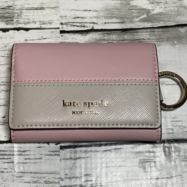 未使用◆kate spade ケイトスペード◆キーケース６連 サフィアーノレザー ピンク