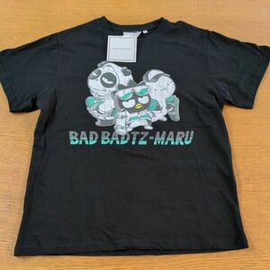 W☆新品☆サンリオ 　バットばつ丸☆半袖Ｔシャツ☆M☆男性用☆ブラック☆No.1972