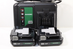 新品 送料込 HiKOKI ハイコーキ リチウムイオン電池 10.8V BSL1215 2個 充電器 UC12SL