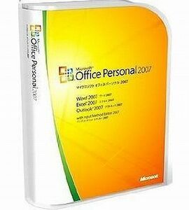 製品版●Microsoft Office Personal 2007(Word/Excel/Outlook)●2PC認証