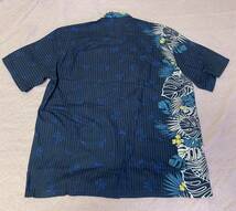 YH-1863 かりゆしウェア　happiness ハピネス　メンズ 4L ビックサイズ　アロハシャツ 半袖シャツ 沖縄_画像3