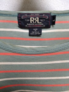 RRL　アメリカ製 90年代 ラルフローレン　　ボーダー　90s　USA　Lサイズ　カットソー　