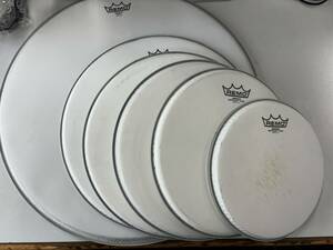  free shipping used REMOen propeller -ko-tedo drumhead 22,16,14,13,12.10 -inch 6 pieces set secondhand goods 