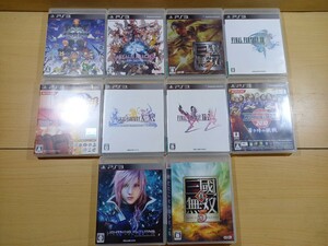 [o] PlayStation 3 soft 10 pcs set set sale rare thing entering ..?