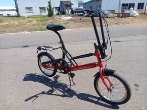 ＳＣＯＯＭＡ　折り畳み自転車　１６インチ　赤