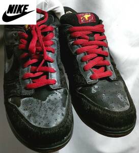 NIKE DUNK LOW PREMIUM SB MAFIA PACK BLACK 難有り