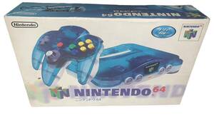 ニンテンドー64 本体　クリアブルー Nintendo64