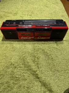  corporation Crew Coca * Cola Coca Cola radio-cassette double radio-cassette TRC-938 electrification has confirmed junk 