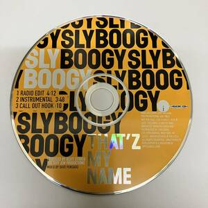 裸25 HIPHOP,R&B SLY BOOGY - THAT'Z MY NAME INST,シングル CD 中古品