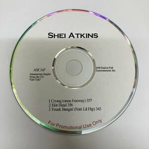 裸クリアボックス HIPHOP,R&B SHEI ATKINS - CRYING / HOT HEAD / TRUNK BANGIN' シングル CD 中古品