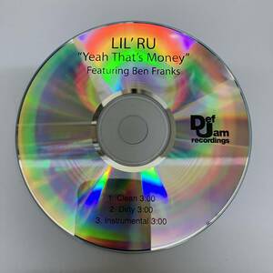 裸クリアボックス HIPHOP,R&B LIL' RU - YEAH THAT'S MONEY INST,シングル CD 中古品