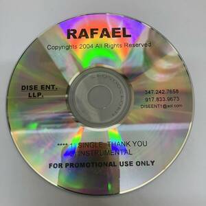 裸34 HIPHOP,R&B RAFAEL - THANK YOU INST,シングル CD 中古品