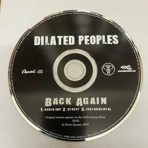 裸35 HIPHOP,R&B DILATED PEOPLES - BACK AGAIN INST,シングル CD 中古品