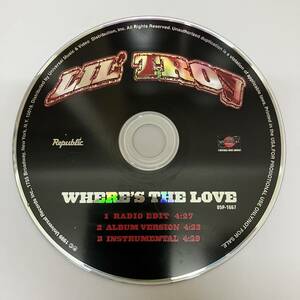 裸3636 HIPHOP,R&B LIL' TROY - WHERE'S THE LOVE INST,シングル CD 中古品